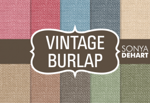 Vintage Burlap Fabric Texture Pack
