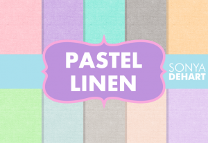 Pastel Linen Fabric Textures Pack