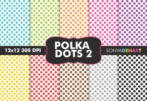Tiny Polka Dot Pattern Pack Set 2