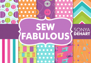 Sew Fabulous Sewing Machine Seamstress Pattern Pack