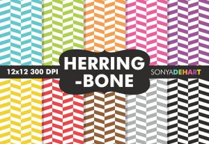 Herringbone Digital Pattern Pack