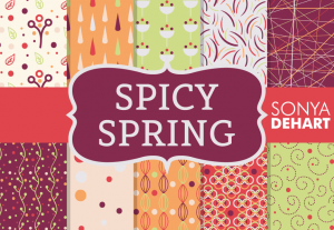 Spicy Spring Abstract Pattern Pack