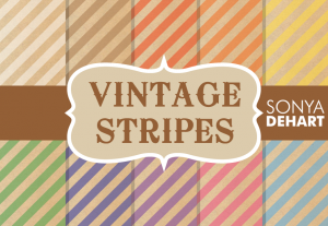 Vintage Retro Stripes Pattern Pack