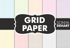 Grid Paper Lines Pattern Pack