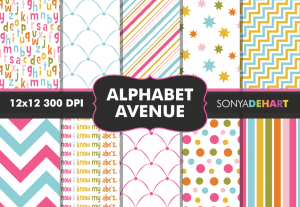 Alphabet Avenue Digital Pattern Pack