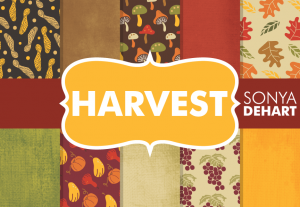 Fall Autumn Harvest Digital Pattern Texture Pack