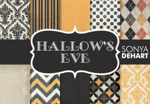 Hallow’s Eve Vintage Distressed Halloween Pattern Pack