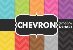 Chunky Chevron Digital Pattern Pack