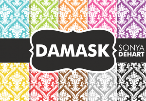 Elegant Damask Pattern Pack