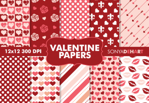 Valentine Digital Pattern Pack
